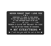 HYHYDHP I Love You Gifts for Him Men, Valengtines Day Gifts for Boyfriend, Wedding Anniversary Card for Husband, Christmas Ideas