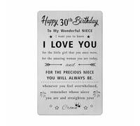 HYHYDHP Niece 30th Birthday Card - Happy 30th Birthday Gifts for Niece - Niece 30Year Old Birthday Cards