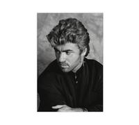 HYIFS George Michael Music Poster Canvas Poster Bedroom Decor Landscape Office Room Decor Gift 08x12inch(20x30cm)