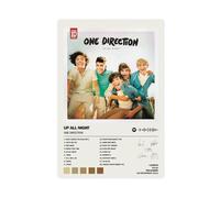 HYIFS One Direction Up All Night Music Poster Canvas Poster Wall Art Decor Print Picture Paintings for Living Room Bedroom Decoration 16x24inch(40x60cm)