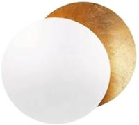 HYJAUSXB Creative Round Golden Copper Wall Sconce - Solar Eclipse Design for Living Room Bedroom Hallway Nordic Style Decorative Lighting Ideal Nightstands and Corridors