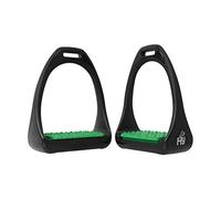 HyJUMP Compositi Reflex Stirrups with Coloured Treads (One Size) (Green)