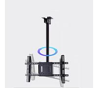 HYJYGM Adjustable Ceiling TV Mount Bracket - Tilt and Rotatable TV Stand Fits 50-80 Inch TVs, with Loading 100kg/220Lbs, Two Types of Installation,1.62.6m