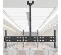 HYJYGM Ceiling TV Mount, Tilt and Rotatable TV Stand for 32-40 Inch TVs, Holds Two(715-1014mm)