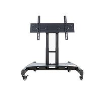 HYJYGM Conference Room Podium TV Floor Stand, Mobile Stand, Stage Vertical 90-Degree Tilting Low Cart, Height Adjustable
