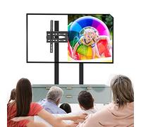 HYJYGM Floor TV Stand Base, Height Adjustable TV Floor Stand for 32-70 Inch Screen, Space Saving Standing TV Mount for Bedroom Living Room Corner