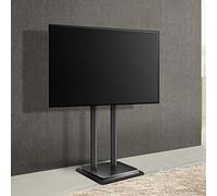 HYJYGM Floor TV Stand for 50-90 Inch Screens, Height Adjustable Iron Base Floor TV Stand, Space Saving for Corner Bedroom