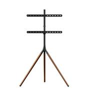 HYJYGM Mobile TV Stand Tripod - for Flat Panel OLED LCD Height Adjustable TV Cabinet, with Clamps 180° Rotatable Floor Stand, for Bedroom Living Room Study, for 46-65 Inch TV(H1370MM)
