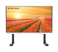 HYJYGM Table Top TV Stand for 43 50 55 60 65 70 75 80 85 90 Inch TV, Heavy Duty Height Adjustable TV Legs Base Stand, Loads 60Kg/132 Lbs Beautiful Scenery