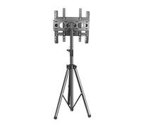 HYJYGM Tripod Floor TV Stand for 32-50 Inch TVs, 0-90° Horizontal and Vertical Screen Rotation TV Stand, for Home, Studio,Office