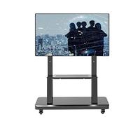 HYJYGM TV Stand for 32-75Inch Flat Screen TVs, Height Adjustable TV Trolley Corner Floor Stand with Shelf, for Office/Classrooms Beautiful Scenery