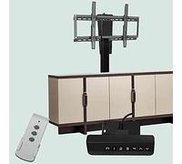HYJYGM TV Stand Multifunction TV Wall Mount Motorized TV Lift, Full Motion Electric TV Mount with Manually Rotate °, Can Be Hidden in A Cabinet, with Smart Memory Setting, Fi