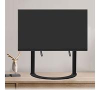 HYJYGM tv Wall Mount Table Top TV Stand, Adjustable TV Stand Mount with One-Piece Baffle Plate, Tabletop TV Base with Drawstring Snap, Fits 37-65 Inch TVs, No Punching Required
