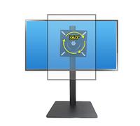 HYJYGM TV Wall Mount Table Top TV Stand, Multi-Function TV Stand Mount with °Rotation, Height Adjustable Tabletop TV Base, Fits 14-27 Inch Screen Display, Space Saving (Color : A) (A) Beautiful