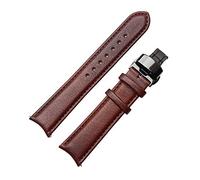 HYJYGX 20mm Arc Interface Bracelet Watch Strap Watchband Curved Interface Wristwatches Band Quick Release Butterfly Buckle