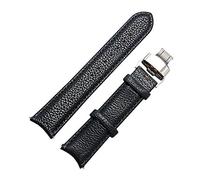 HYJYGX 20mm Arc Interface Bracelet Watch Strap Watchband Curved Interface Wristwatches Band Quick Release Butterfly Buckle