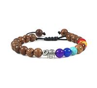 HYJYGX 2pcs hematite tiger eye beads s handmade adjustable men health protection energy stones couple distance bangles