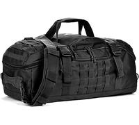 HYKING 3 In 1 Military Backpack Travel Duffle Bag for Weekender Gym Traveling Workout Deployment, Black, Small (30L), 3-in-1 Gym Bag
