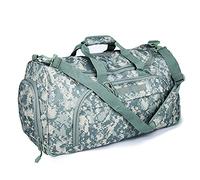 HYKING Gym Bag for Women & Men Tactical Duffle Military Weekender Work Out Lightweight Waterproof Sports Tote Shoe Pocket, ACU, 21.2'' x 10'' x 13'', Sport Duffle Bag