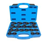 HYKJCSS Car Tool 19-Piece Crowfoot Wrench Socket Flare Nut Set Metric Set