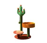 HYKJCSS Cat Tree Cat Tower Cat Climbing Frame Cactus Cat Climbing Frame Cute Cat Tower Sisal Scratching Post Cat Tower Kittens Toys Activity Stand Cat Tree For Indoor Cats(C)