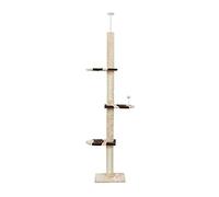 HYKJCSS Cat Tree Cat Tower Cat Climbing Frame Cat Climbing Frame Sky Pole Cat Tree Cat Scratching Post Cat Jumping Platform Four Seasons Cat Toy Multi-layer Platform Cat Tree For Indoor Cats(White)