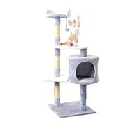 HYKJCSS Cat Tree Cat Tower Cat Climbing Frame Cat Jump Platform Grab Post Plush Cat Tree Cat Climbing Frame Sisal Rope Cat Claw Board Cat Tree For Indoor Cats