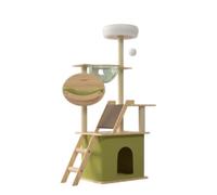 HYKJCSS Cat Tree Cat Tower Cat Climbing Frame Cat Tree Cute Cat Tower Multi-Level Stable Condo For Large Cats Easy To Assemble With Scratching Cat Tree For Indoor Cats