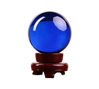 HYKJCSS Crystal Ball Glass Ball Magic Sphere Home Decor Entrance Decorations For Office Bedroom Ect Desk Decor(Blue,13cm)