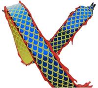 HYKJCSS Dragon Dance Lion Dance Dragon Dance Washable Silk Dragon Dance Fitness Sports Dragon Fitness Ribbon Outdoor Sports Chinese New Year(A,8m/26.2ft)