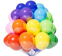 HYKJNBW 110pcs Balloons Assorted Colour 12 Inch Latex, Bright Colour for Birthday Baby Shower Wedding Party Supplies Arch Garland