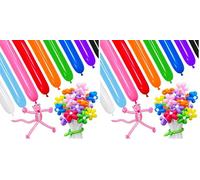 HYKJNBW Long Balloons for Modelling, 260Q Balloons, Magic Balloon Twisting Animals Ballons for Wedding Bachlorette Birthday Party Decoration 100cs (Pack of 2)