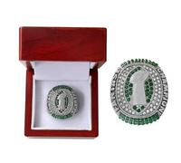 HYKJSHED 2022 Fantasy Football Ring Championship Ring Championship Trophy Ring Display Box