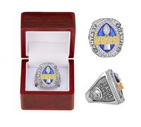 HYKJSHED 2025 Fantasy Football Rings Father's Day Collectibles Championship Rings FFL Championship Rings Fan Memorabilia Football Displays for Friends and Displays