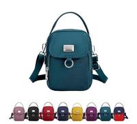 HYKJSHED Waterproof Women Crossbody Bag, Lightweight Mini Crossbody Shoulder Phone Bag, Oxford Messenger Bags All-match Cellphone Bag