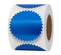 Hylabelest 2 Inch Bright Blue Certificate Wafer Seals Labels Awards Legal Embossing Stickers (Bright Blue)