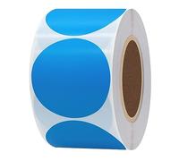 Hylabelest 2 Inch Round Direct Thermal Labels for UPC Barcodes Self-Adhesive Address Shipping Thermal Stickers (2 Inch, Dark Blue)