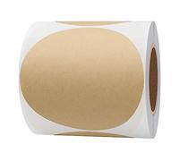 Hylabelest Kraft Labels 4 Inch Round Color Coding Dots Stickers Adhesive Label 100 Per Roll