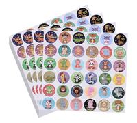 Hylabelest Reward Stickers for Teachers 1008 Motivational School Labels for Kids, 1 Inch Round Animal Stickers Teacher Supplies for Classroom, Potty Training Badges in 36 Designs
