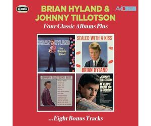Hyland, Brian - Four Classic Albums Plus (The Bashful Blond/Sealed With A: Kiss/Johnny Tillotson's Best/It Keeps Right On A-Hurtin')