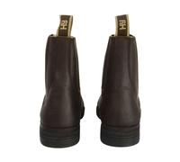 HyLAND Brown Fleece Lined Wax Leather Zip Jodhpur Boot - Size 4