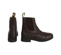 HyLAND Brown Fleece Lined Wax Leather Zip Jodhpur Boot - Size 6