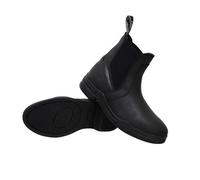 Hyland Childrens/kids Wax Leather Jodhpur Boots Black (11 Child Uk)