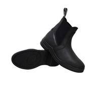 Hyland Childrens/kids Wax Leather Jodhpur Boots Black (12 Child Uk)