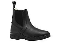 Hyland Hy Equestrian Fleece Lined Wax Leather Jodhpur Boot - Black - 7