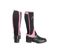 HyLAND Two Tone Amara Half Chaps Black/Pink Child X-Large