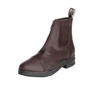 HyLAND Women's Wax Leather Zip Jodhpur Boot in Brown | Size: 7 HyLAND Brown 7