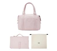 Hylat Baby Diaper Bag with Changing pad and Cotton Bag - Practical Tote for Moms on The go - Pink