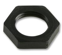 Hylec - Nylon Cable Gland Locknut M20 Black