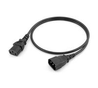 Hyleon C14 to C13 Extension Power Cable, IEC C13 Power Cable 0.5M, Heavy Duty PC Power Cable, C14 to C13 Extension Cord for Server, Monitor, and PDU